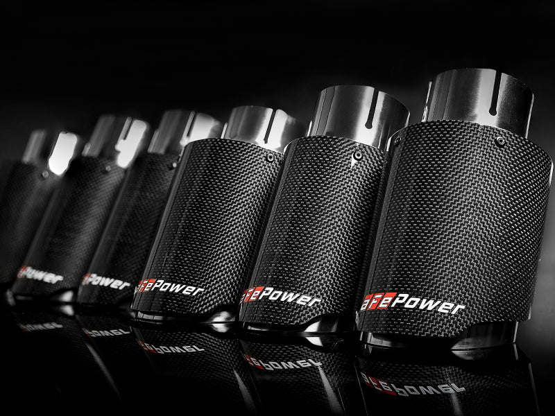 aFe MACH Force-Xp Universal Exhaust Tip 2-1/2 IN Inlet x 3-1/2 IN Outlet X 7 IN L