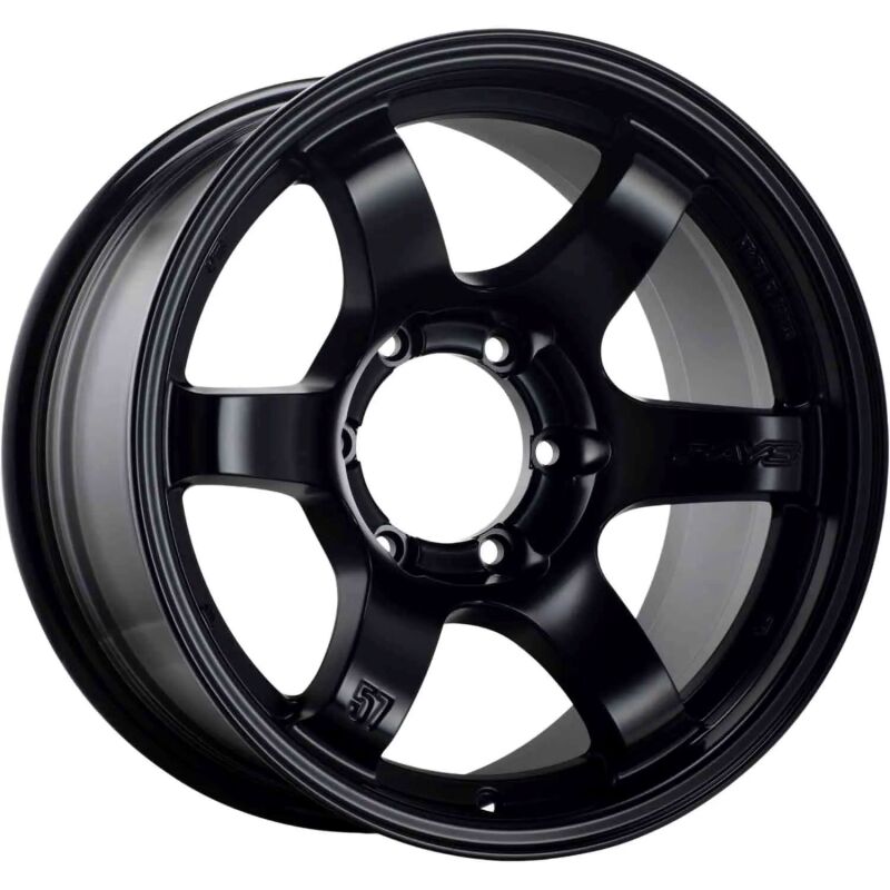 Gram Lights 57DR-X 17X8.5 -10 6x139.7 Semi Gloss Black