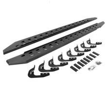 Load image into Gallery viewer, Go Rhino 15-19 GMC Sierra 2500/3500HD DC 4DR RB20 Slim Running Boards Kit (w/Brackets) - Tex. Blk