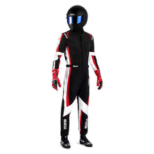 Load image into Gallery viewer, SPARCO Kerb Advanced Black/Red Kart Racing Suit Size M