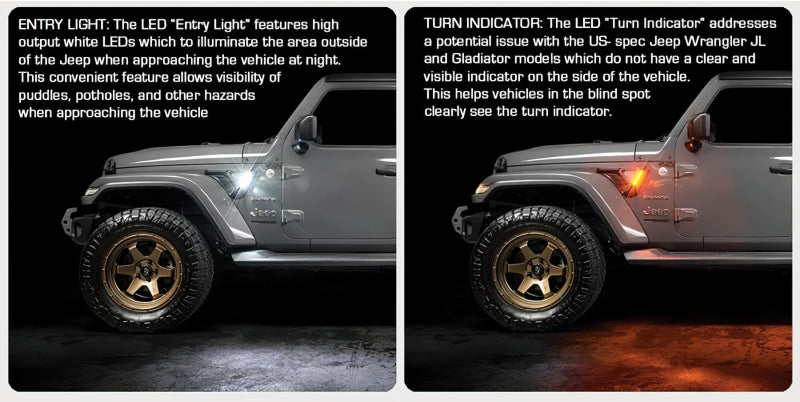 Oracle Sidetrack LED System For Jeep Wrangler JL/ Gladiator JT NO RETURNS