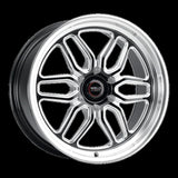 Weld Racing 17x7 Laguna Drag 6x135 ET20 BS4.8 Gloss BLK MIL DIA 87.1