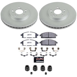 Power Stop 03-06 Acura MDX Front Z36 Coated Truck & Tow Brake Kit