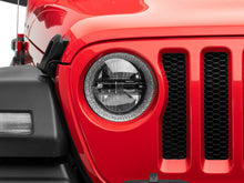 Load image into Gallery viewer, Raxiom 18-22 Jeep Wrangler JL/JT Axial 9-Inch LED Headlights w/RGB Halo- Blk Housing (Clear Lens)