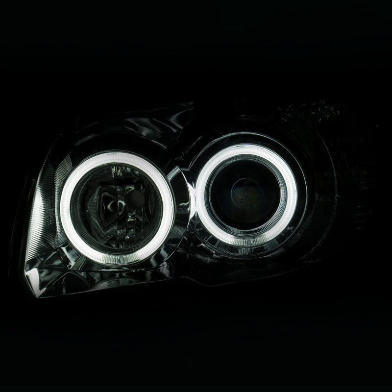 ANZO 2006-2009 Toyota 4Runner Projector Headlights w/ Halo Chrome