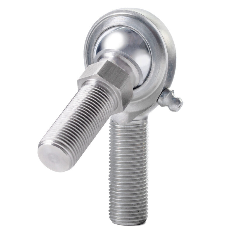 QA1 C Series 2-Pc Rod End - Male/Right Hand - .625in Bore x 3/4-16 w/Stud & Zerk - Carbon Steel