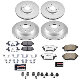 Power Stop 03-05 Infiniti FX35 Front and Rear Z26 Coated Brake Kit