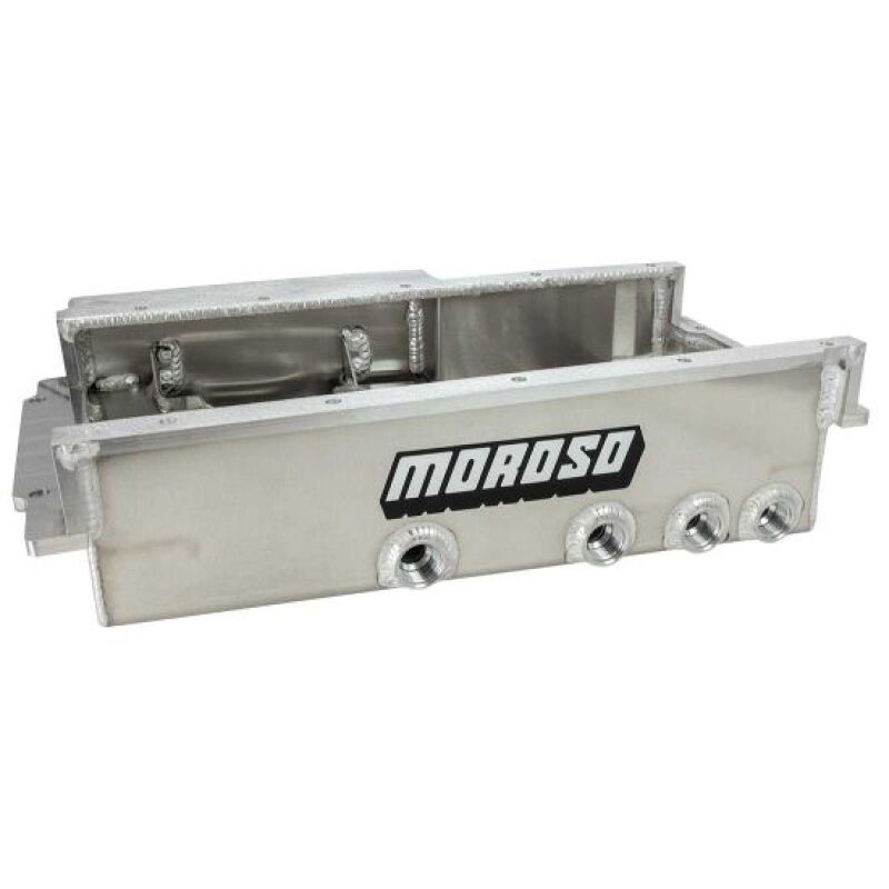 Moroso Dart LS Next/Next 2 Non-Skirted Drag Race Dry Sump 6in Deep 4P/U Aluminum Oil Pan