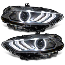 Load image into Gallery viewer, Oracle Lighting 18-23 Ford Mustang Dynamic ColorSHIFT LED Headlights - Black Series NO RETURNS