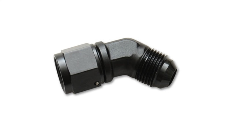 Vibrant -8AN Female to -8AN Male 45 Degree Swivel Adapter Fitting