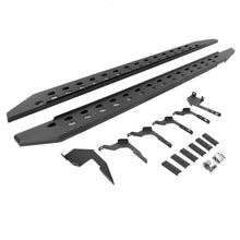 Load image into Gallery viewer, Go Rhino 19-22 Ford Ranger Crew Cab 4DR RB20 Slim Running Boards Kit (Incl. Brackets) - Tex. Blk