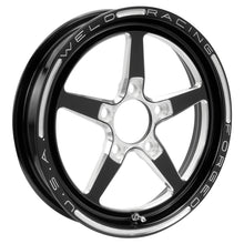 Load image into Gallery viewer, Weld Alumastar 1-Piece 15x3.5 / 5x4.5 BP / 1.75in. BS Black Wheel - Non-Beadlock