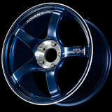 Advan TC-4 SE 18x8.5 / +45 Offset / 5x114.3 / 73mm Bore / Racing Indigo Blue and Diamond Cut