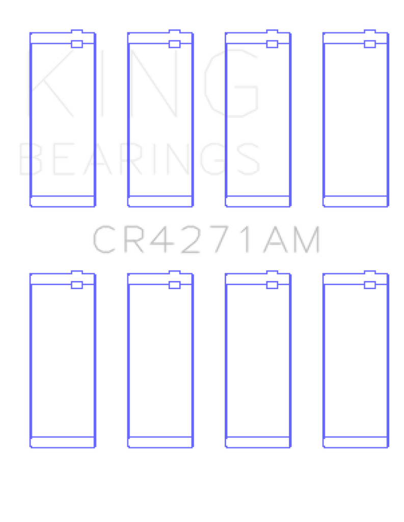 King Engine Bearings 1/95-12/09 Chrysler/ 1/02-12/06 Jeep 148CI 2.4L L4 (Size 0.5) Rod Bearing Set