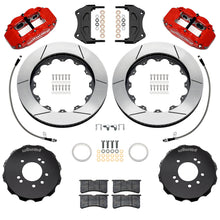 Load image into Gallery viewer, Wilwood 99-02 Nissan Skyline Superlite 6R Front BBK w/ 14in Slotted Rotors &amp; Flexlines - Red