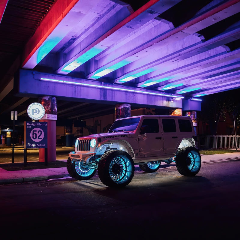 Oracle LED Illuminated Wheel Rings - ColorSHIFT Dynamic - ColorSHIFT - Dynamic NO RETURNS