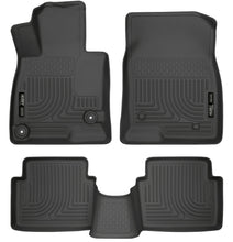 Load image into Gallery viewer, Husky Liners WeatherBeater 14 Mazda 3 Hatch&amp;Sedan Front &amp; Second Row Black Floor Liners