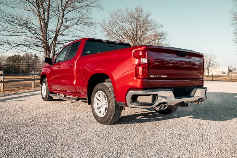 Corsa 2019-2025 GMC Sierra 1500 Cat-Back Dual Rear Exit with Twin 4in Polished Pro-Series Tips