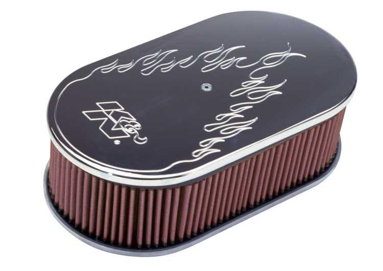 K&N Small Oval Electric Design 2in h