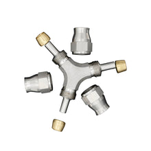 Load image into Gallery viewer, Flo Supply 4AN Female Y Hose End Block