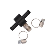 Load image into Gallery viewer, Flo Supply Import Fuel Adapter Fitting Kit with Clamps- 4AN x 5/16" Barb x 5/16" Barb