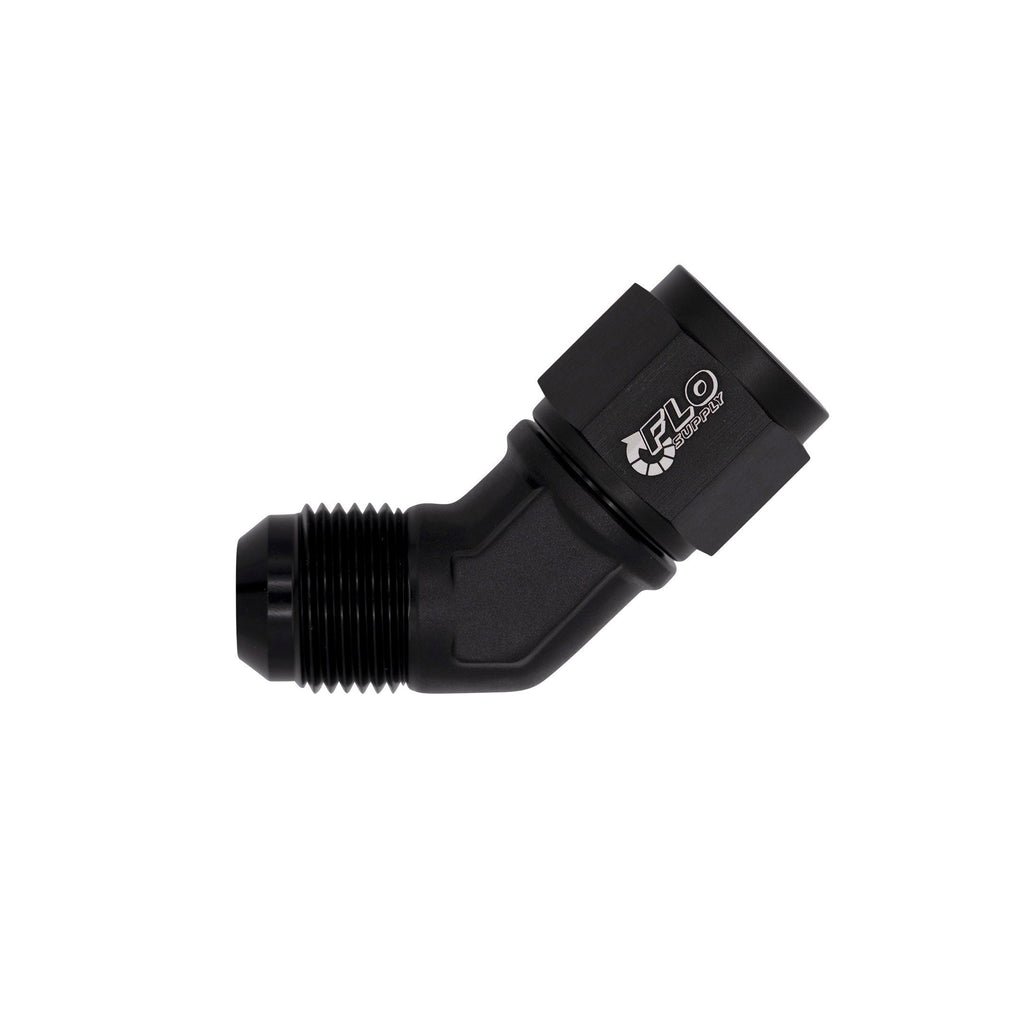 Flo Supply 8AN 45 Degree Female To Male Swivel
