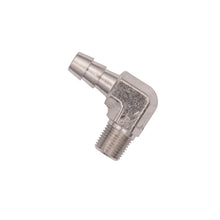 Load image into Gallery viewer, Flo Supply 1/8" NPT x 5/16" 90 Degree Hose Barb Fitting - Male/Male