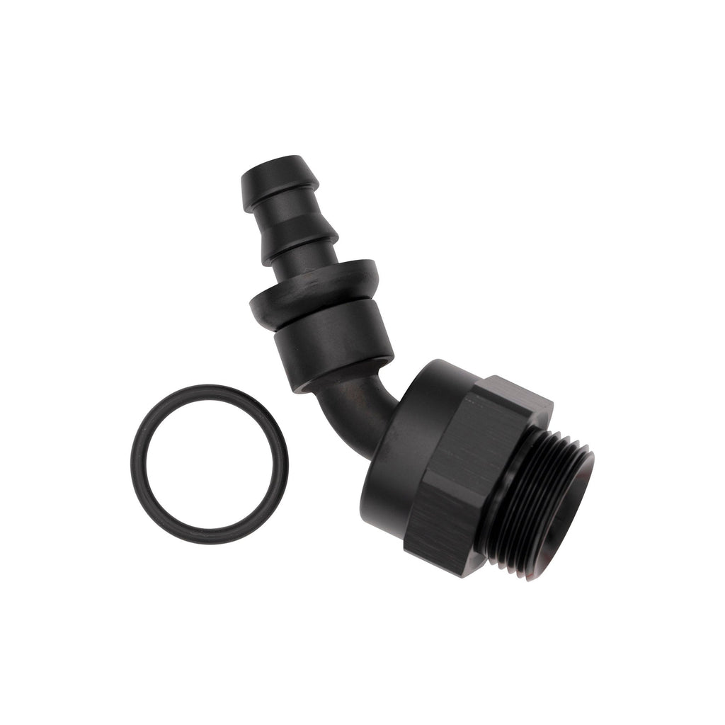 Flo Supply M22 ORB 45 Degree Male to 12AN Push-On Hose End