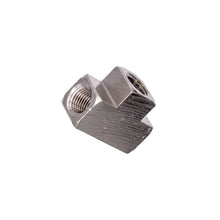 Load image into Gallery viewer, Flo Supply 1/4" NPT x 1/4" NPT x 1/4" NPT Tee Fitting - Female/Female/Female (Flat Bar Stock)