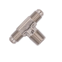 Load image into Gallery viewer, Flo Supply 1/4" NPT x 4AN x 4AN Branch Tee Fitting - Male/Male/Male