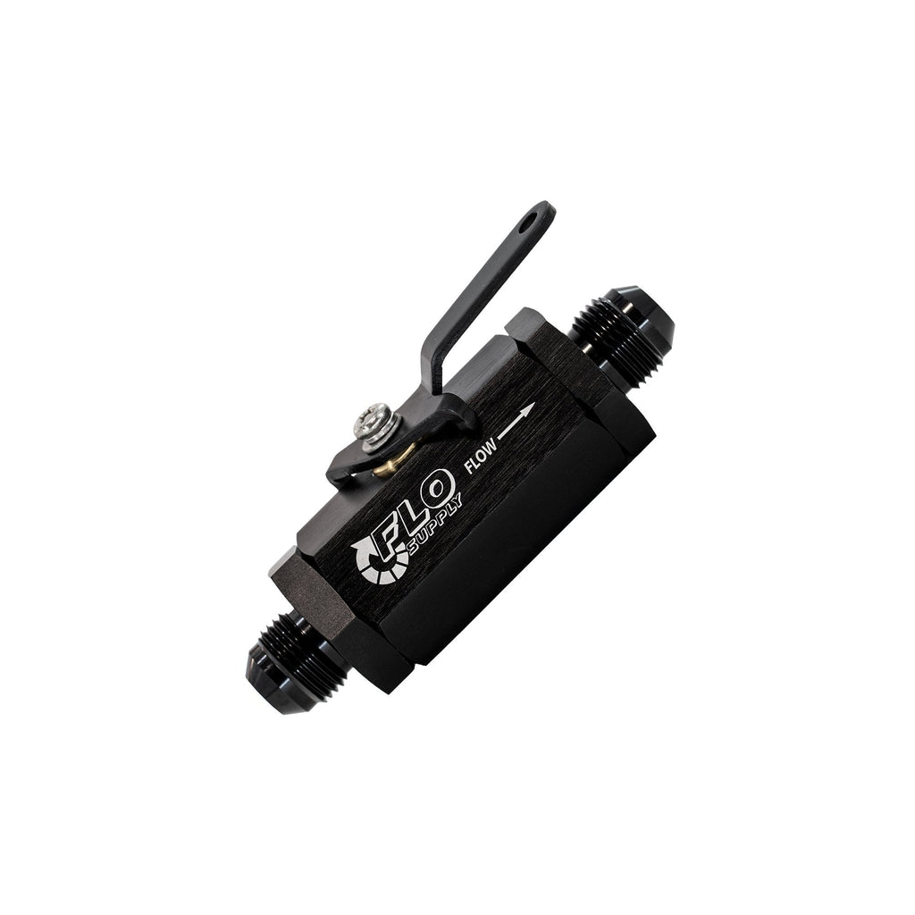 Flo Supply 6AN Inline Shut Off Valve Male/Male